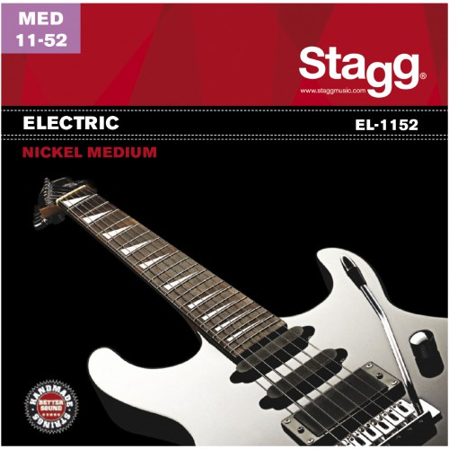 Stagg EL-1152, sada strun pro elektrickou kytaru, medium