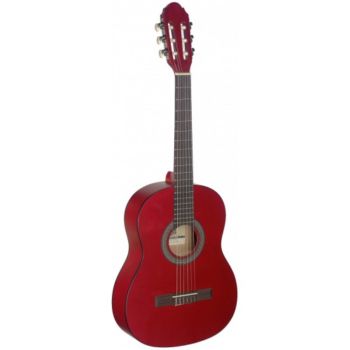 Stagg C430 M RED, klasická kytara 3/4, červená