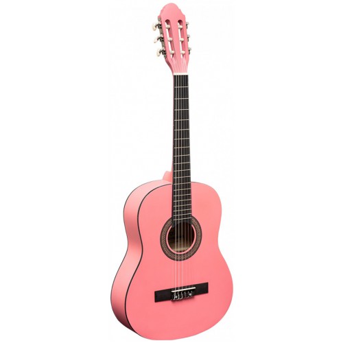 Stagg C430 M PK, klasická kytara 3/4, růžová