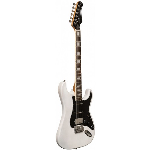 Stagg SES-60 WHB, elektrická kytara, bílá