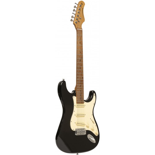 Stagg SES-55 BLK, elektrická kytara, černá