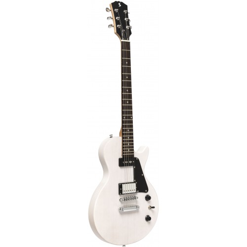 Stagg SEL-HB90 WHB, elektrická kytara, bílá
