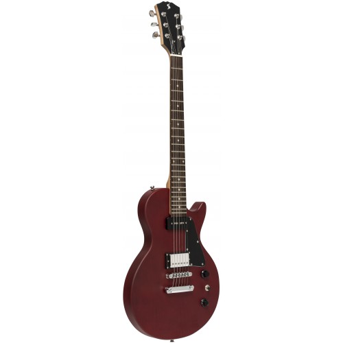 Stagg SEL-HB90 CHERRY, elektrická kytara, cherry