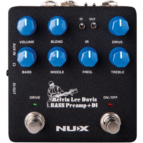 N-UX NBP-5, MLD Bass Preamp + DI Pedal